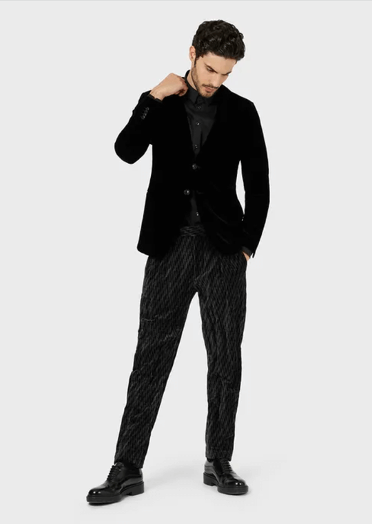 Черная рубашка Giorgio Armani