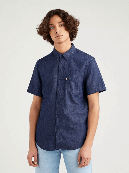 Джинсовая рубашка с коротким рукавом Levi’s