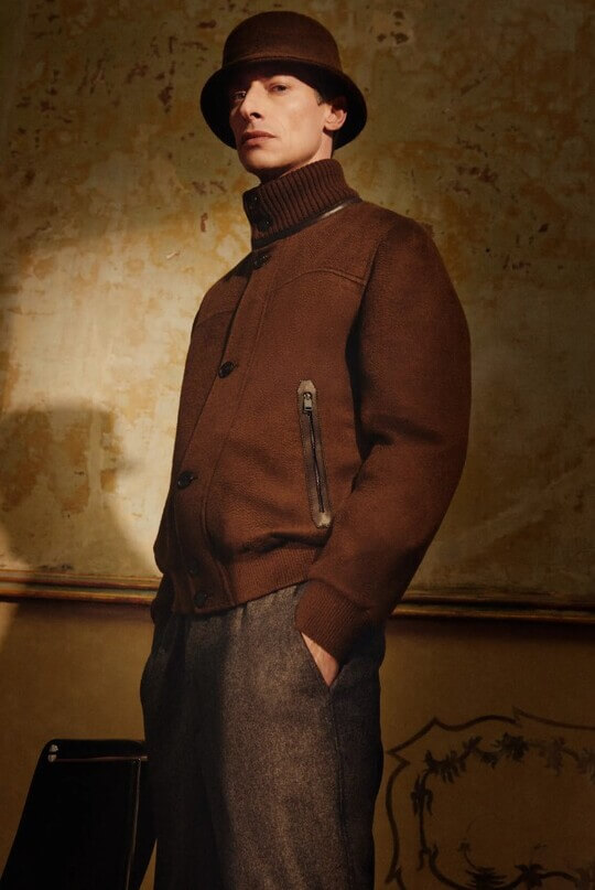 Зимняя мужская панама от Brioni
