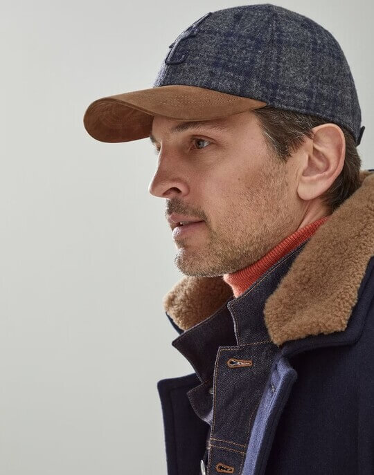 Бейсболка из шерсти от Brunello Cucinelli