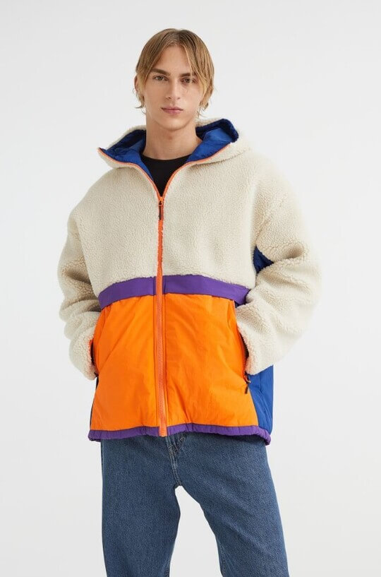 Модная куртка тедди H&M