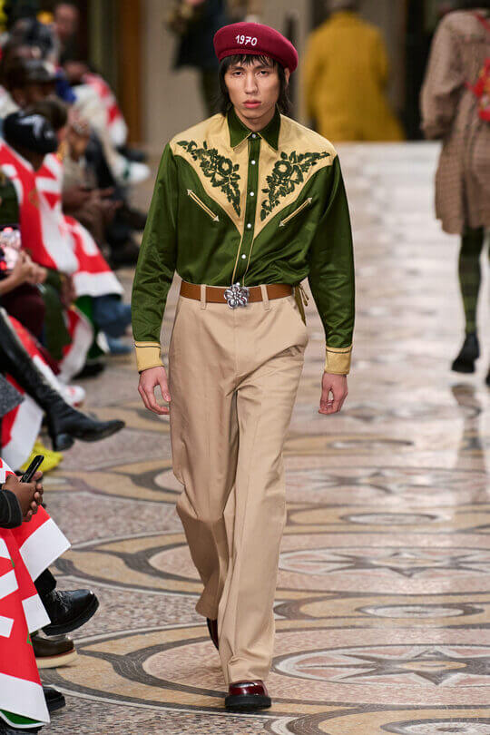 Бежевые мужские штаны Kenzo
