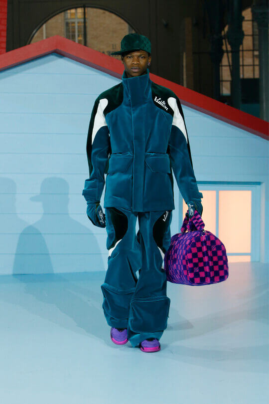 Велюровые брюки Louis Vuitton