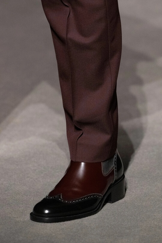 Двухцветные броги от Fendi