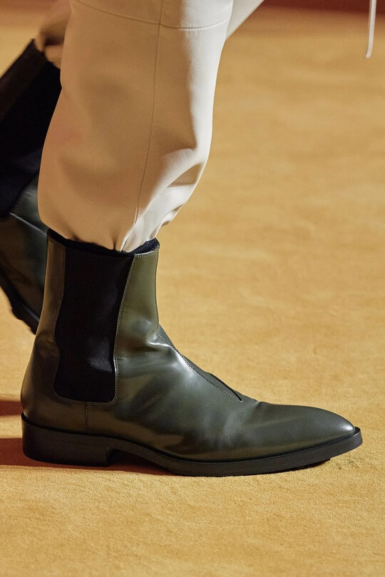 Модные ботинки челси с удлиненным носом Jil Sander