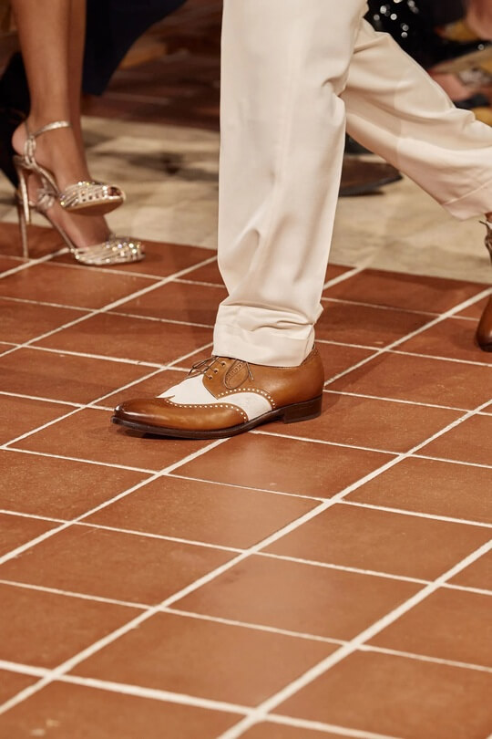 Двухцветные туфли Ralph Lauren