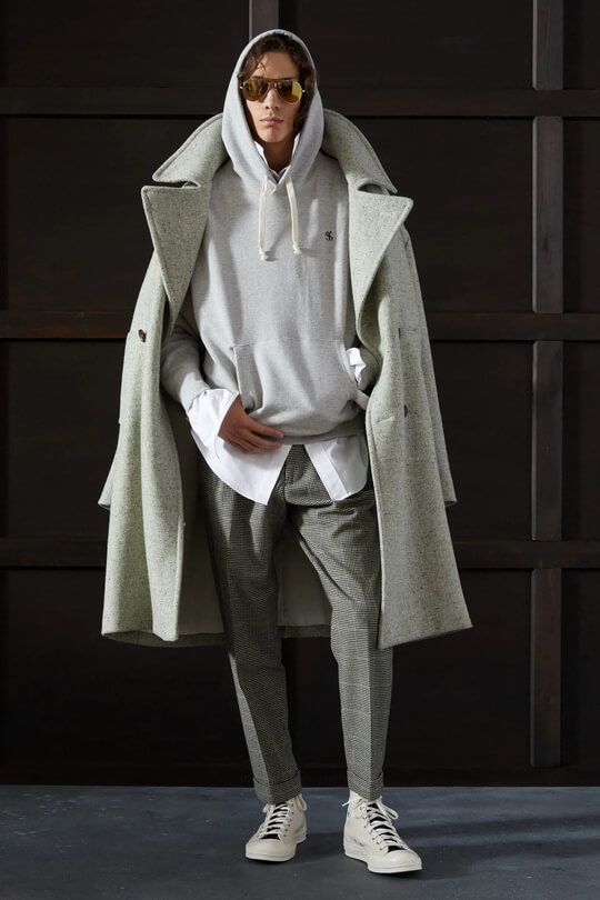 Белые кеды Todd Snyder коллекция осень-зима 2023