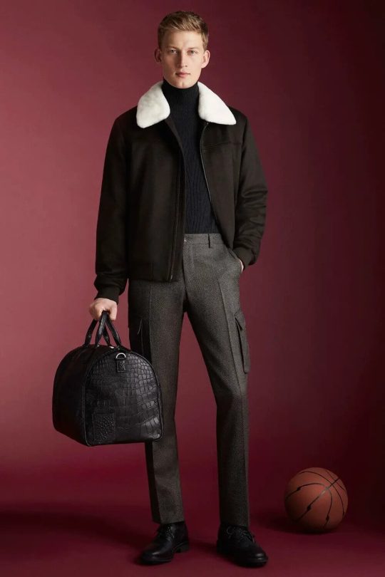 Шерстяные брюки карго Corneliani