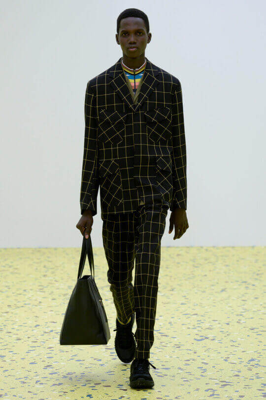 Брюки карго в клетку Paul Smith