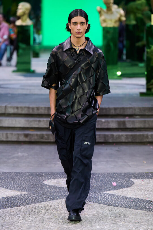 Брюки карго Versace коллекция весна-лето 2023