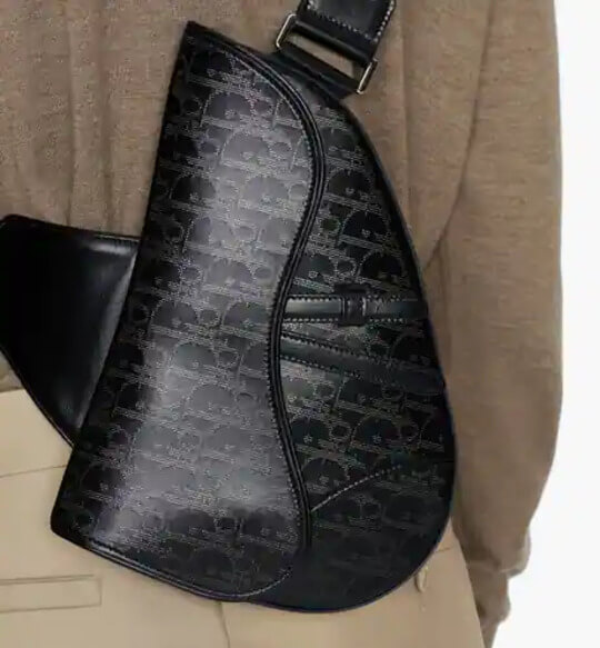 Мужская сумка saddle от Dior