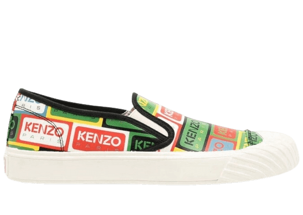 Слипоны с логотипами Kenzo