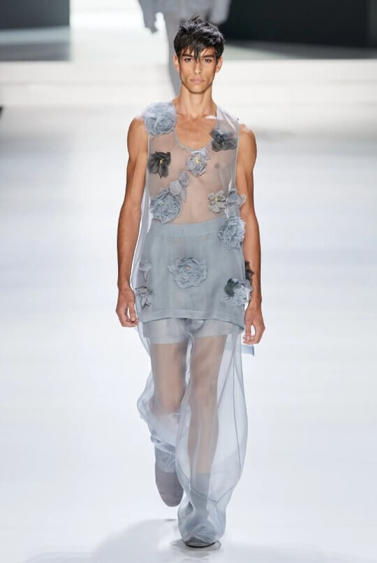 Показ мужской коллекции Dolce & Gabbana на неделе моды в Милане