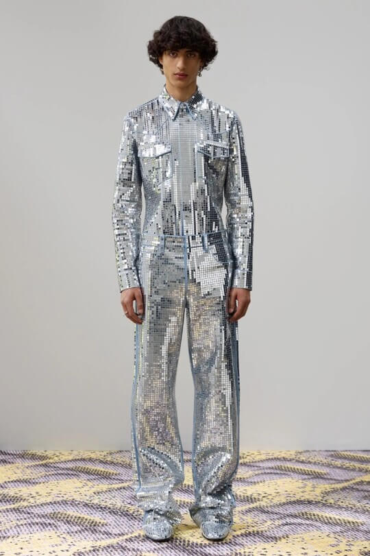 Костюм от Gucci из новой мужской коллекции весна-лето 2024