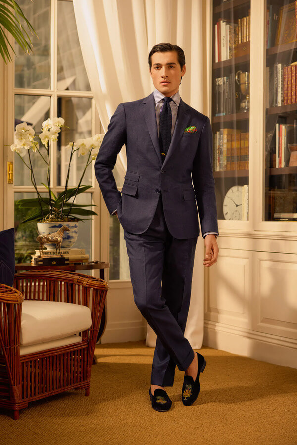 Однобортный костюм Ralph Lauren